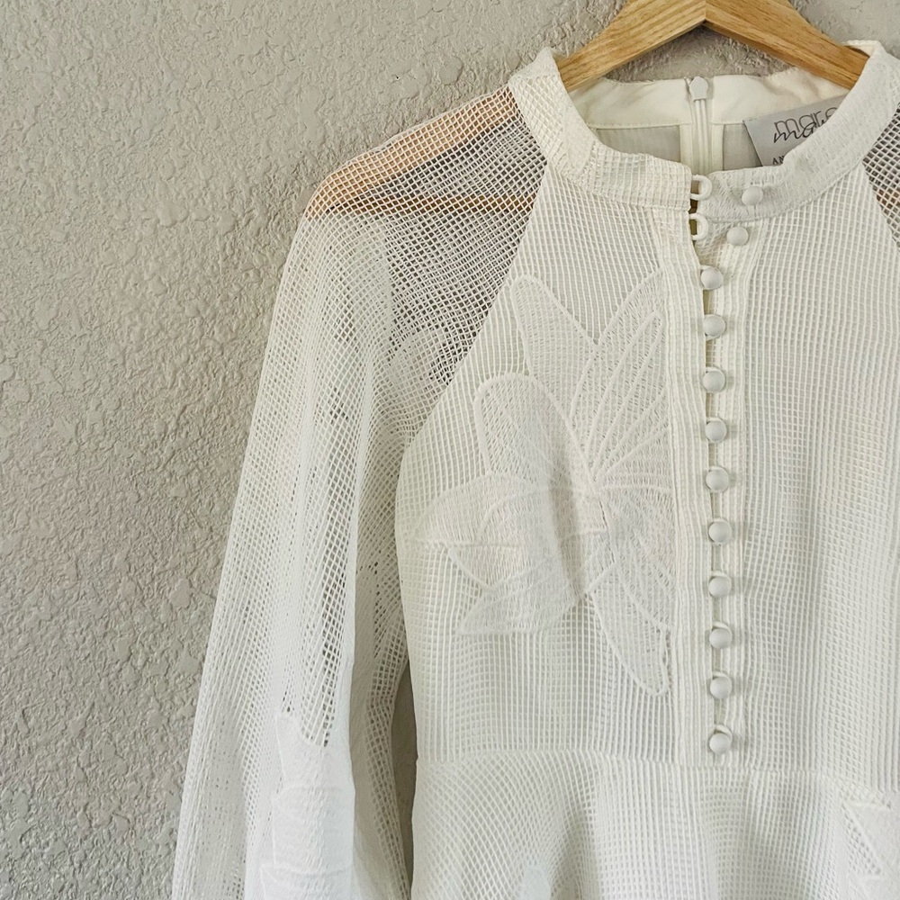Anthropologie Mare Mare Sabine Embroidered Mini Dress - Picture 4 of 16